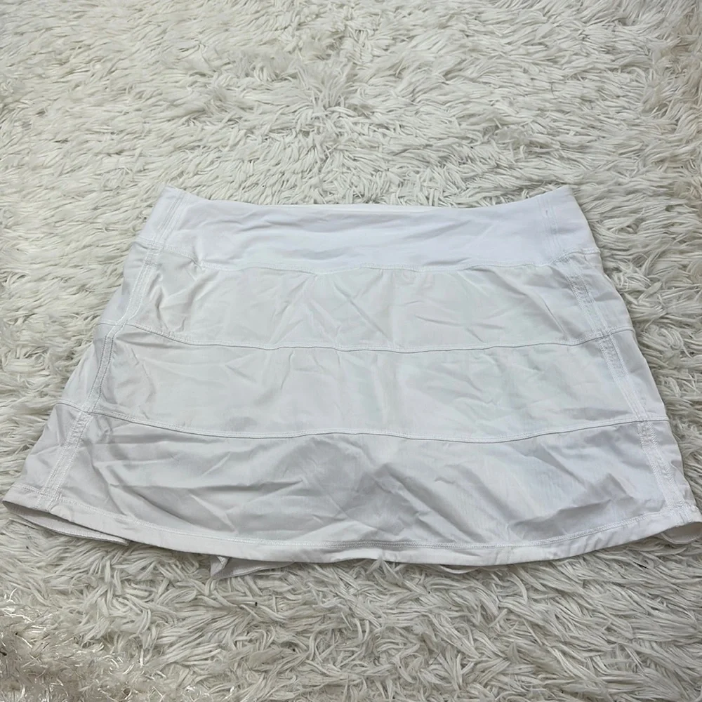 Lululemon Pace Rival Skirt (Tall) *4-way Stretch 15" White